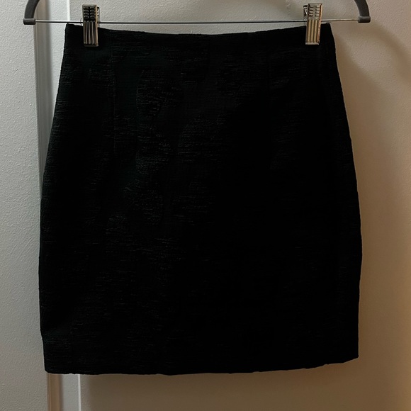 MANGO | Black Skirt With Hearts | Great Condition - Picture 1 of 3